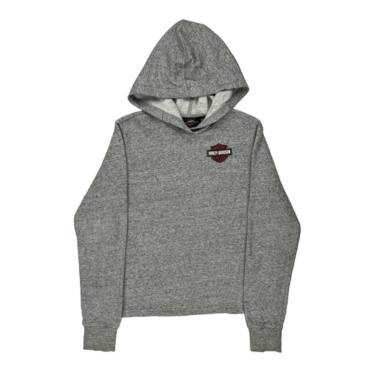 Harley Davidson Hoodie - Small Grey Polyester