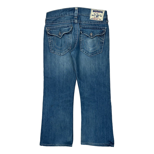 True Religion Boot Cut Jeans - 34W 31L Blue Cotton