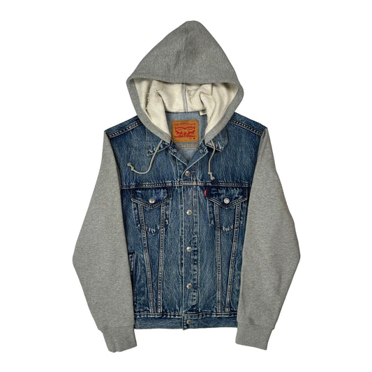 Vintage Levis Denim Jacket - Medium Blue Cotton