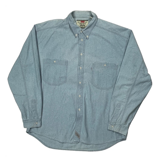 Levis Denim Shirt - XL Blue Cotton