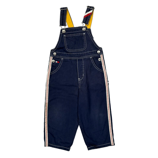 Age 2 Tommy Hilfiger Dungarees - 3XS Red Cotton