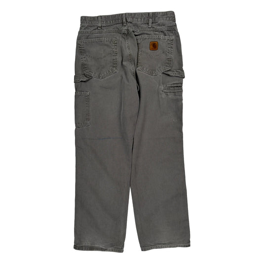 Carhartt Carpenter Trousers - 31W 30L Grey Cotton