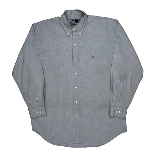 Polo By Ralph Lauren Shirt - Large Blue Cotton