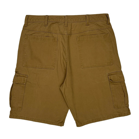 Wrangler Cargo Cargo Shorts - 36W 9L Brown Cotton