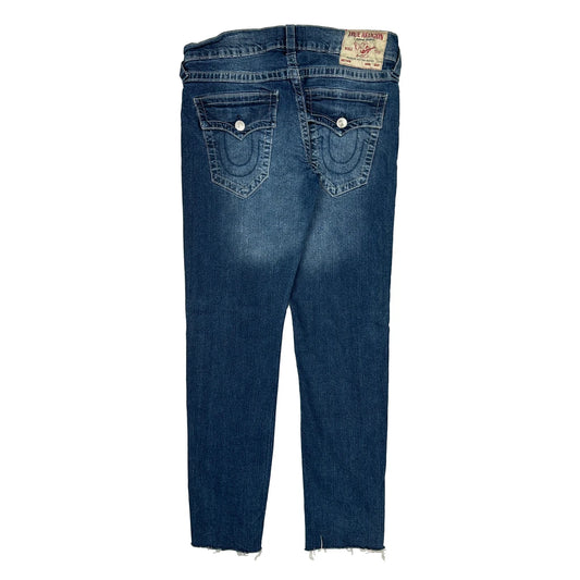 True Religion Slim Jeans - 31W 31L Blue Cotton