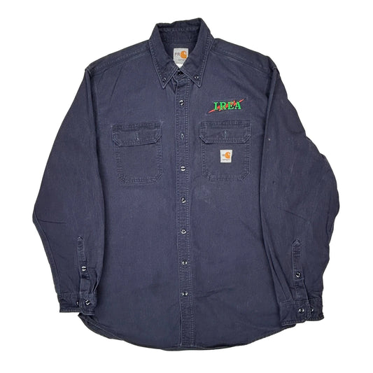 Irea Logo Carhartt Shirt - Large Navy Cotton