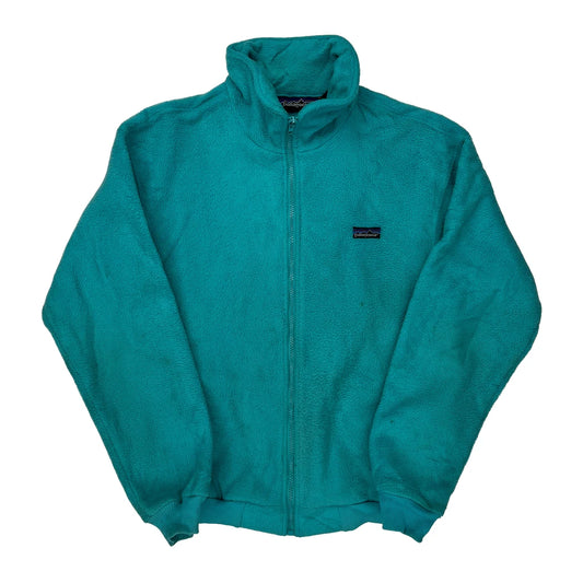 Made In USA Patagonia Fleece Jacket - Medium Green Polyester