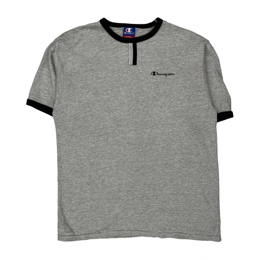 Champion T-Shirt - XL Black Cotton
