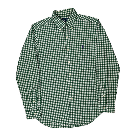 Ralph Lauren Checked Shirt - Medium Green Cotton