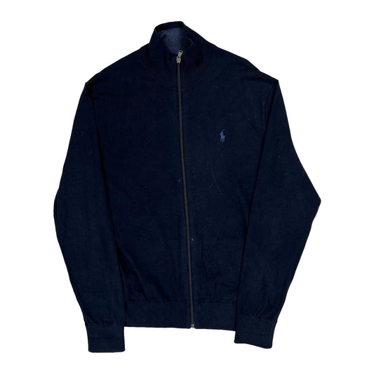 Polo By Ralph Lauren Track Jacket - Medium Navy Cotton