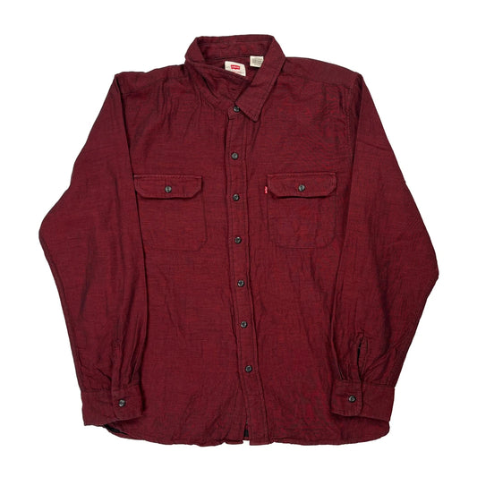 Levis Shirt - XL Burgundy Cotton