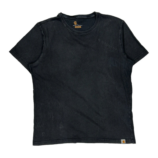 Carhartt Slim Fit T-Shirt - Large Black Cotton
