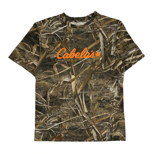 Cabelas Camo T-Shirt - Large Camo Cotton