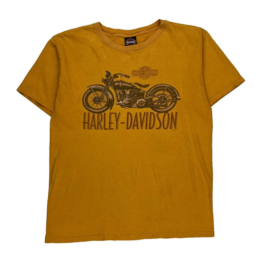 Northwest Harley-Davidson Olympia, Wa Harley Davidson Graphic T-Shirt - XL Yellow Cotton