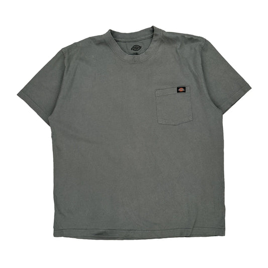 Dickies T-Shirt - XL Grey Cotton