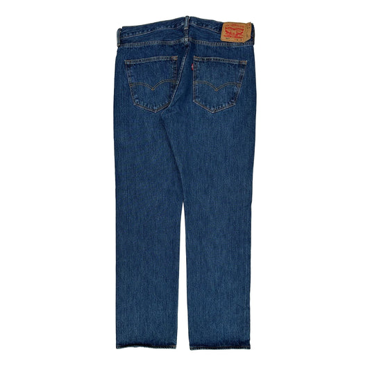501 Levis Jeans - 35W 33L Blue Cotton