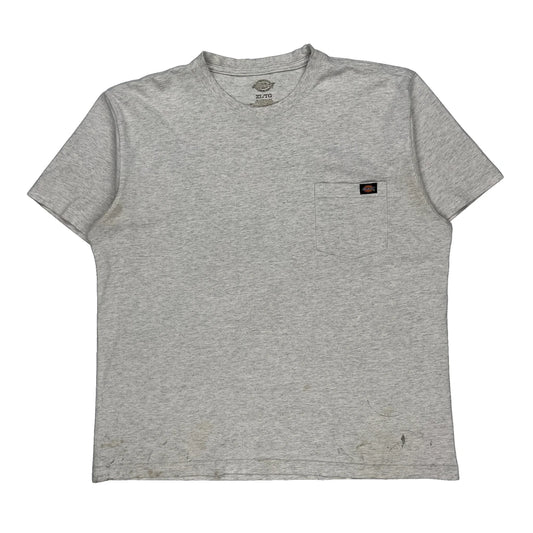 Dickies T-Shirt - XL Grey Cotton