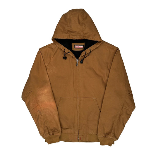 Vintage Craftsman Jacket - Large Brown Cotton