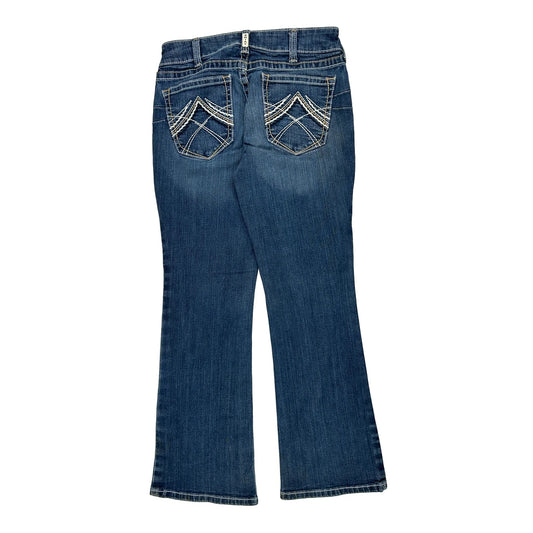 Ariat Boot Cut Jeans - 30W UK 8 Blue Denim