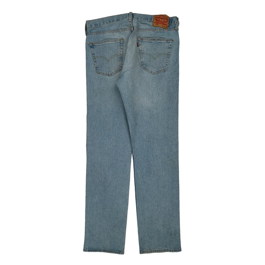 501 Levis Jeans - 35W 34L Light Wash Denim