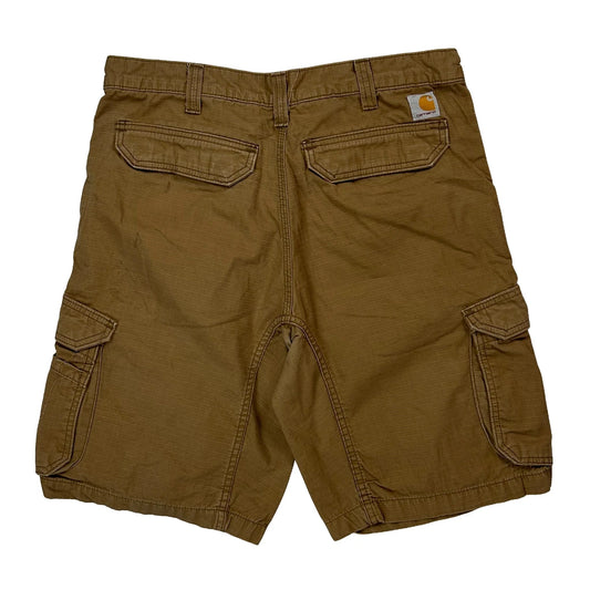 Carhartt Cargo Shorts - 32W 11L Brown Cotton