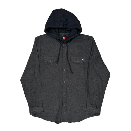 Vintage Quiksilver Shirt - Medium Grey Cotton