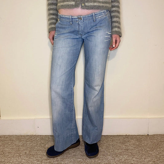 Vintage blue Essenza Jeans - womens 32" waist