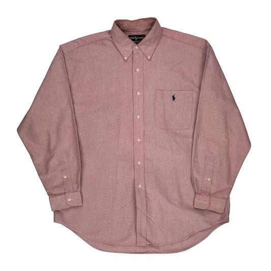 Ralph Lauren Shirt - Large Red Cotton