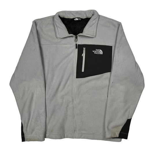 The North Face Fleece Jacket - Large Grey Polyester