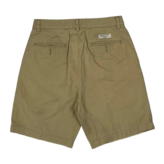 Vintage Polo By Ralph Lauren Chino Shorts - 34W 7L Beige Cotton