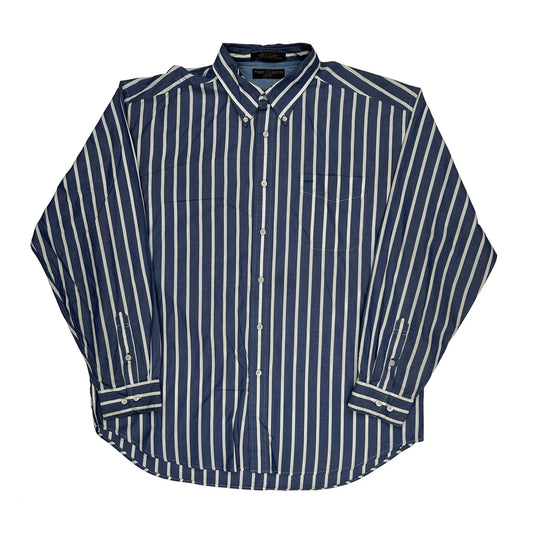 Tommy Hilfiger Striped Shirt - 2XL Blue Cotton