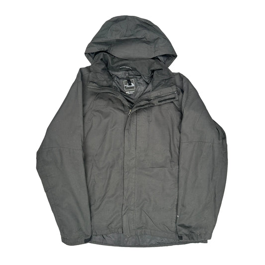 Vintage The North Face Waterproof Jacket - Large Black Polyester