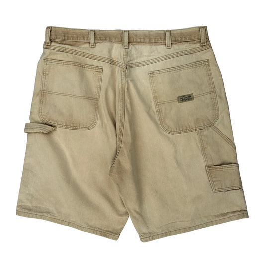 Wrangler Carpenter Shorts - 36W 9L Beige Cotton
