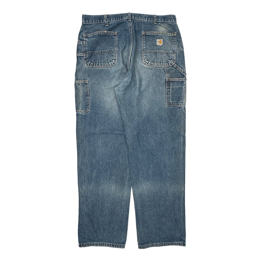 Carhartt Carpenter Jeans - 36W 36L Blue Cotton