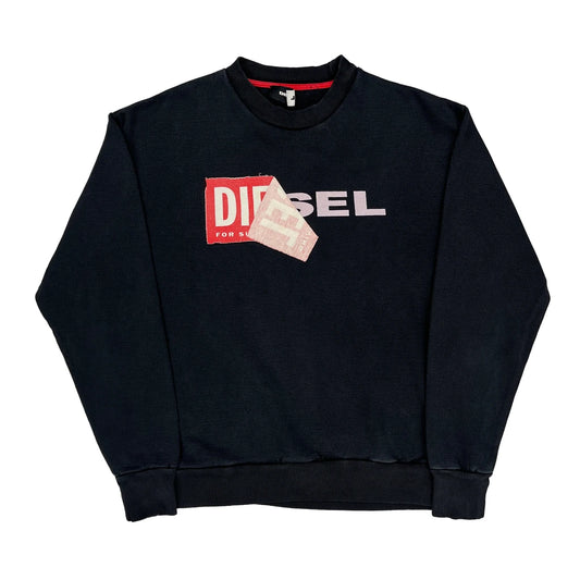 For Successful Living Diesel Top - XL Black Cotton