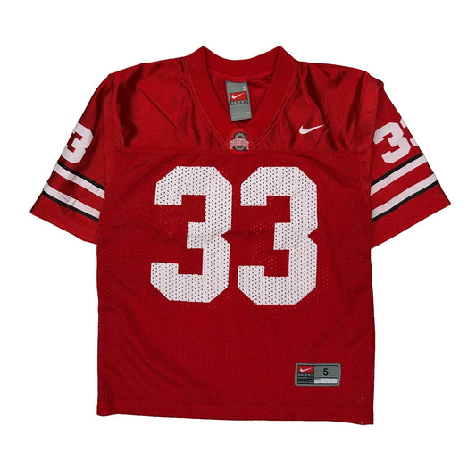 Vintage Age 5 Ohio State Buckeyes Nike Football Jersey - Small Red Polyester
