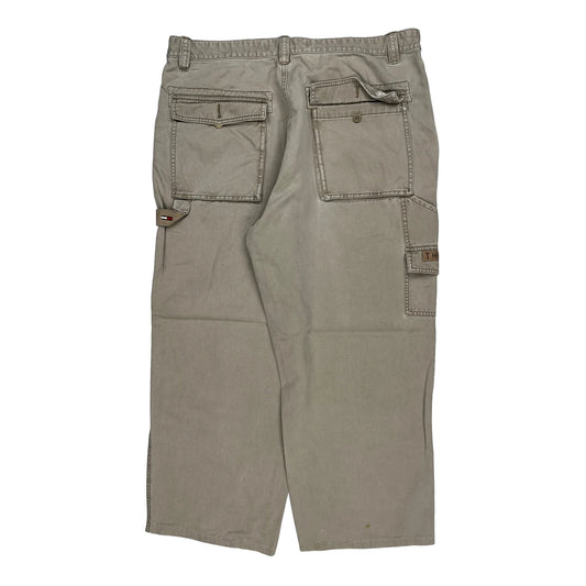 Vintage Tommy Hilfiger Cargo Trousers - 38W 27L Beige Cotton