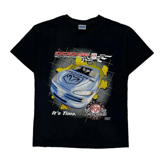 Dodge Motorsports Tultex Nascar T-Shirt - Large Black Cotton