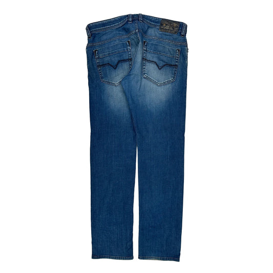 Diesel Slim Jeans - 35W 32L Blue Cotton