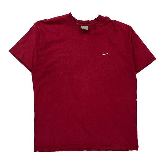 Nike T-Shirt - XL Red Cotton