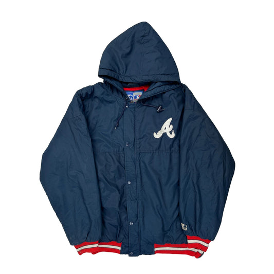 Atlanta Braves Starter Graphic Baseball Jacket - XL Red Nylon
