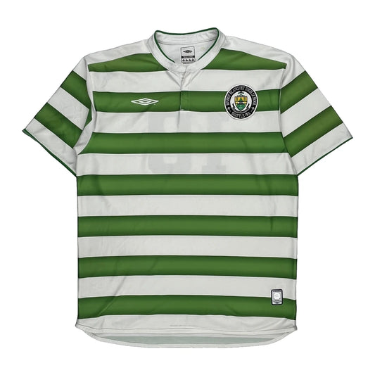 Seattle Fc Umbro Striped Football Shirt - XL Green Polyester