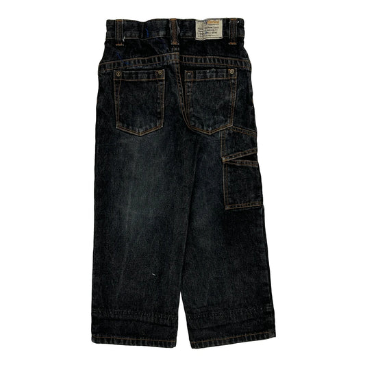 Age 5 Timberland Cargo Jeans - Small Dark Wash Cotton