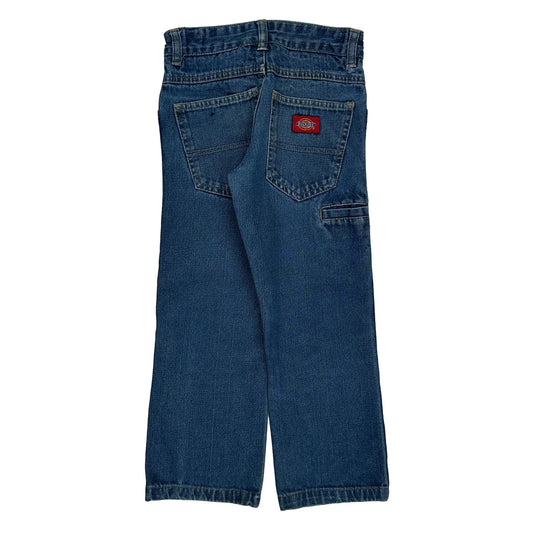 Vintage Age 6 Dickies Double Knee Jeans - Small Blue Cotton