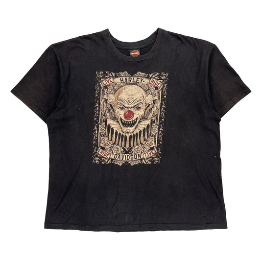 Tombstone Arizona Harley Davidson Graphic T-Shirt - 2XL Black Cotton