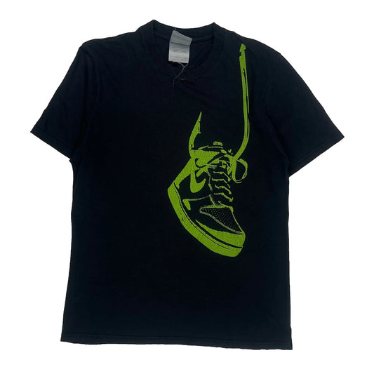 Hooked On Dunks Nike Graphic T-Shirt - Small Black Cotton