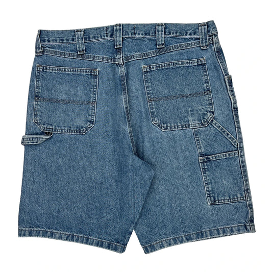 Wrangler Denim Shorts - 35W 10L Blue Denim