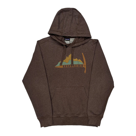 Vintage Patagonia Hoodie - XS Brown Cotton Blend