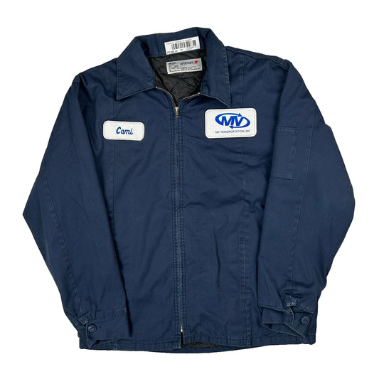 Mv Transportation, Inc. Aramark Workweaar Jacket - Medium Navy Polyester Blend