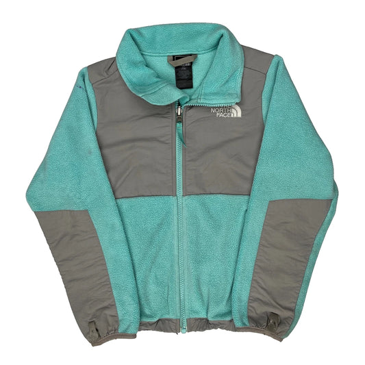 Vintage Age 7-8 The North Face Fleece Jacket - Medium Blue Polyester